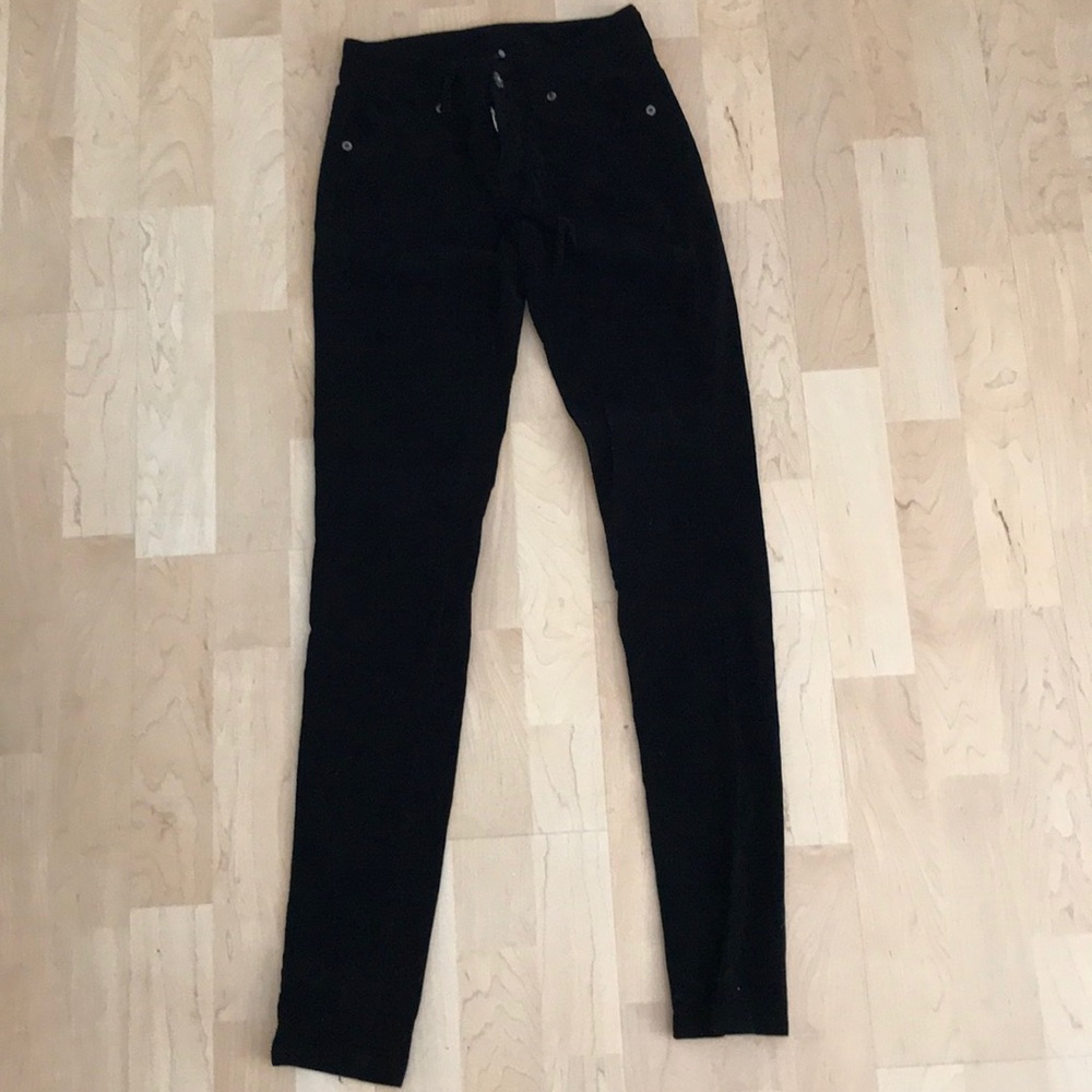 LF Carmar Skinny Black Corduroy Jeans